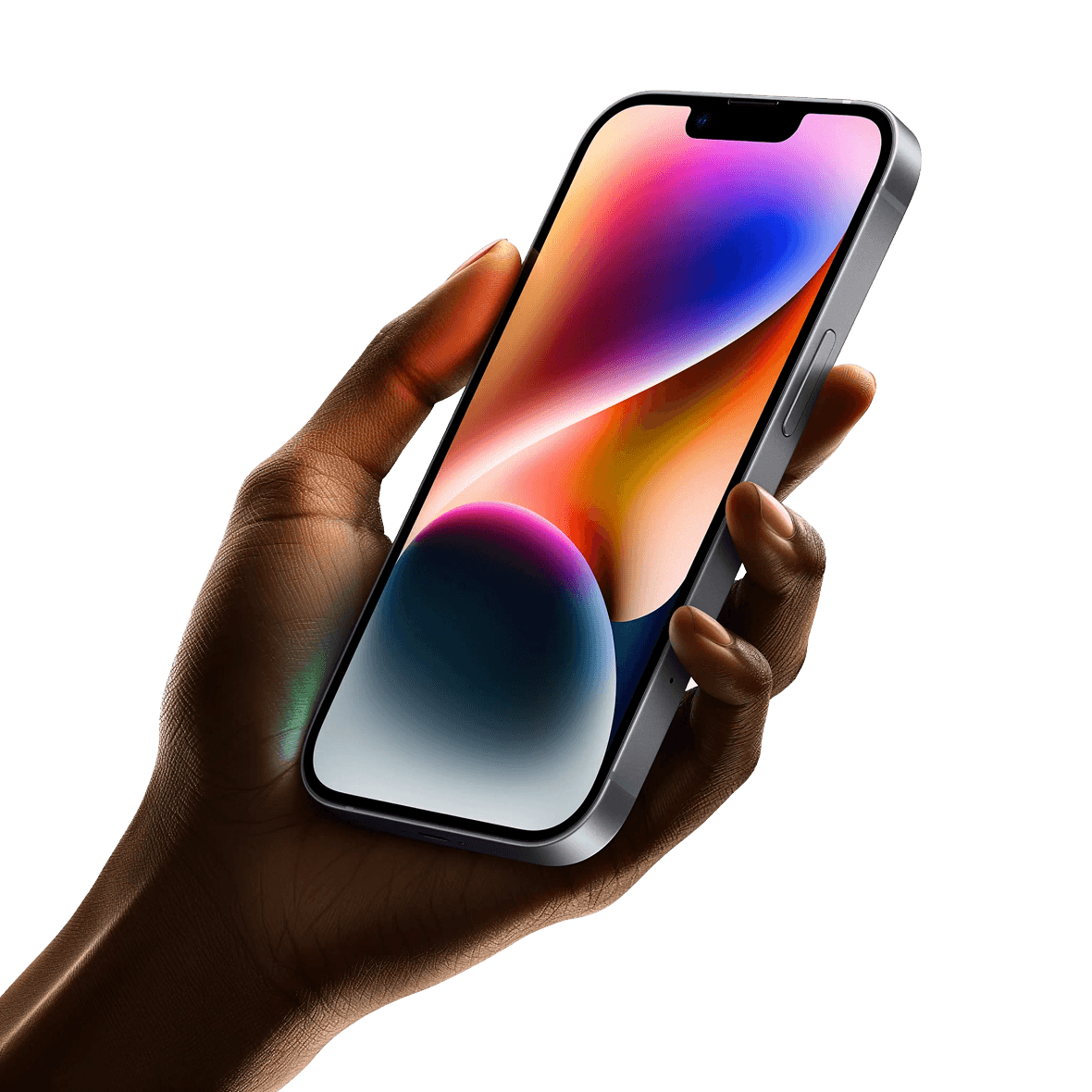 Hira shown on a smartphone held in one hand
