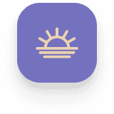 Sunrise icon for Morning Reset